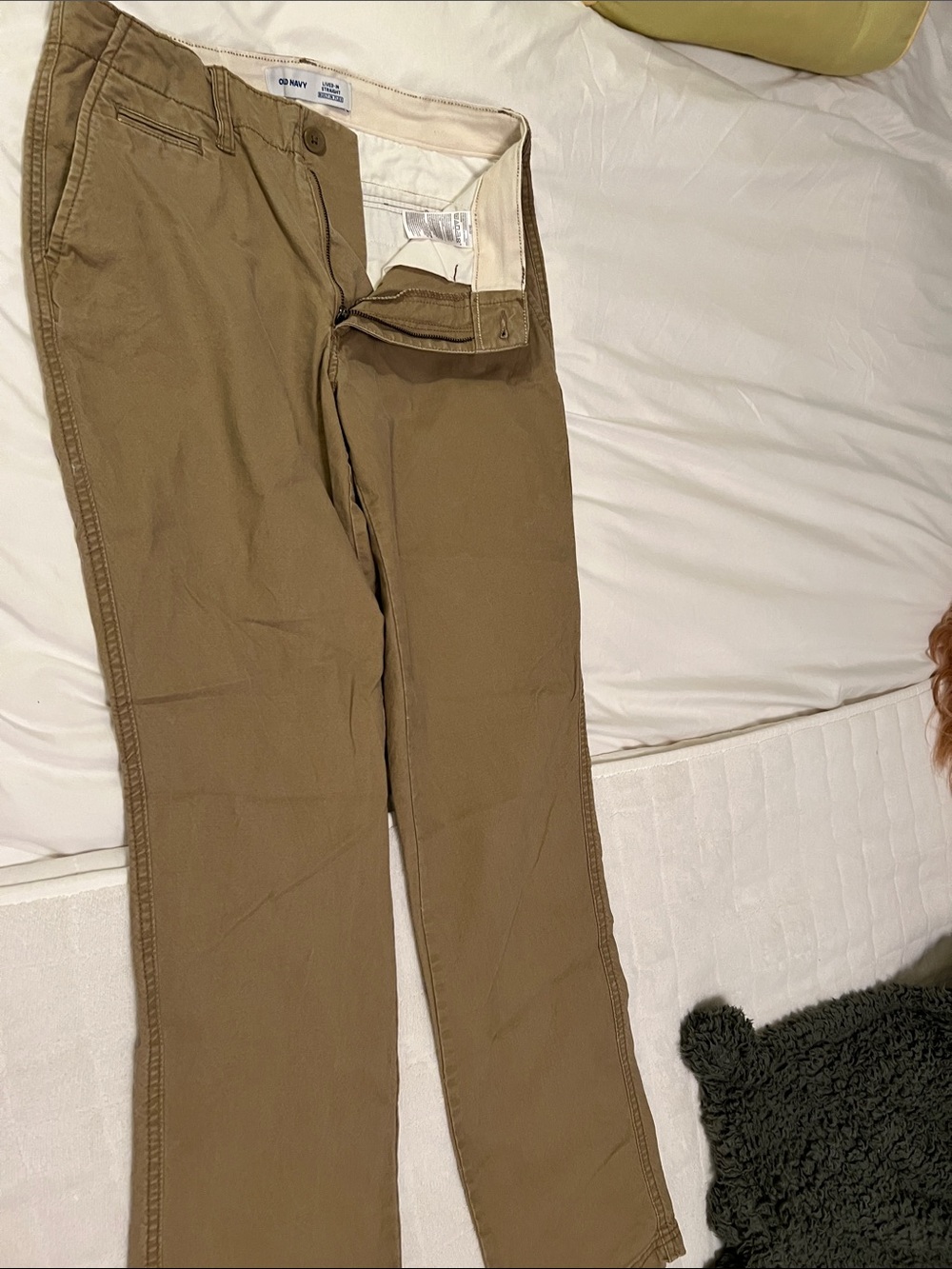 Old Navy Men’s Chino Pants in Khaki Brown 28 w x 32 l